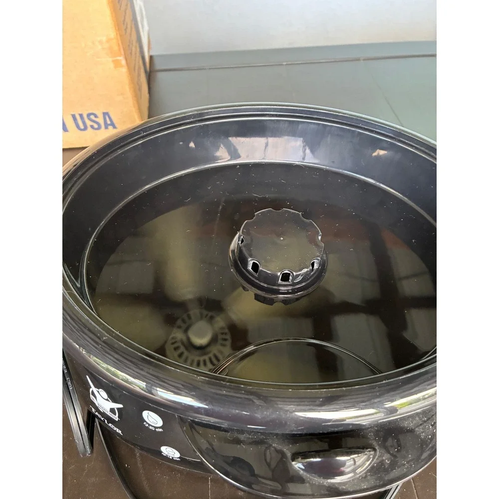 Taylor The Biggest Loser Food Steamer Black Clear Multi-Tier Electric Cooker